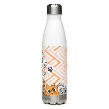 I love Cats Stainless Steel Bottle