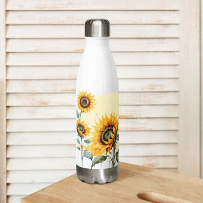 Sunflower Stainless Steel Bottle