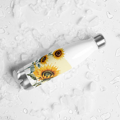 Sunflower Stainless Steel Bottle