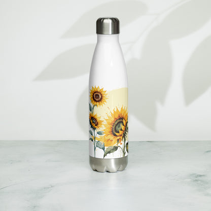 Sunflower Stainless Steel Bottle