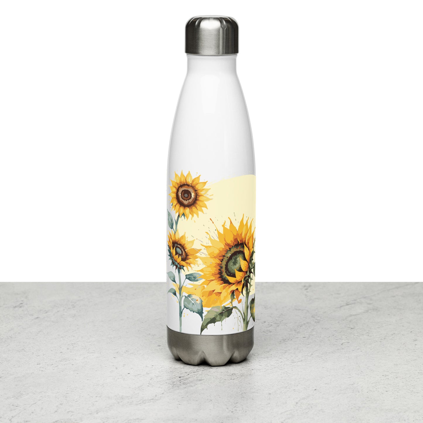 Sunflower Stainless Steel Bottle