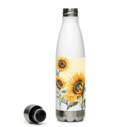 Sunflower Stainless Steel Bottle