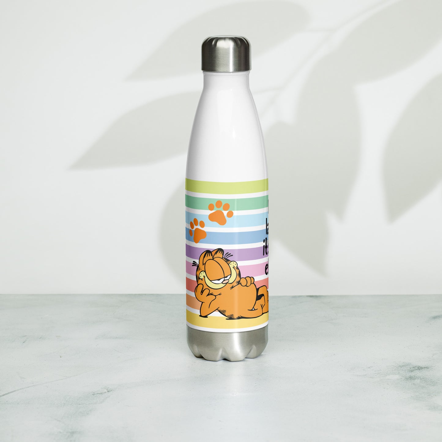 Lazy Garfield Stainless Steel Bottle