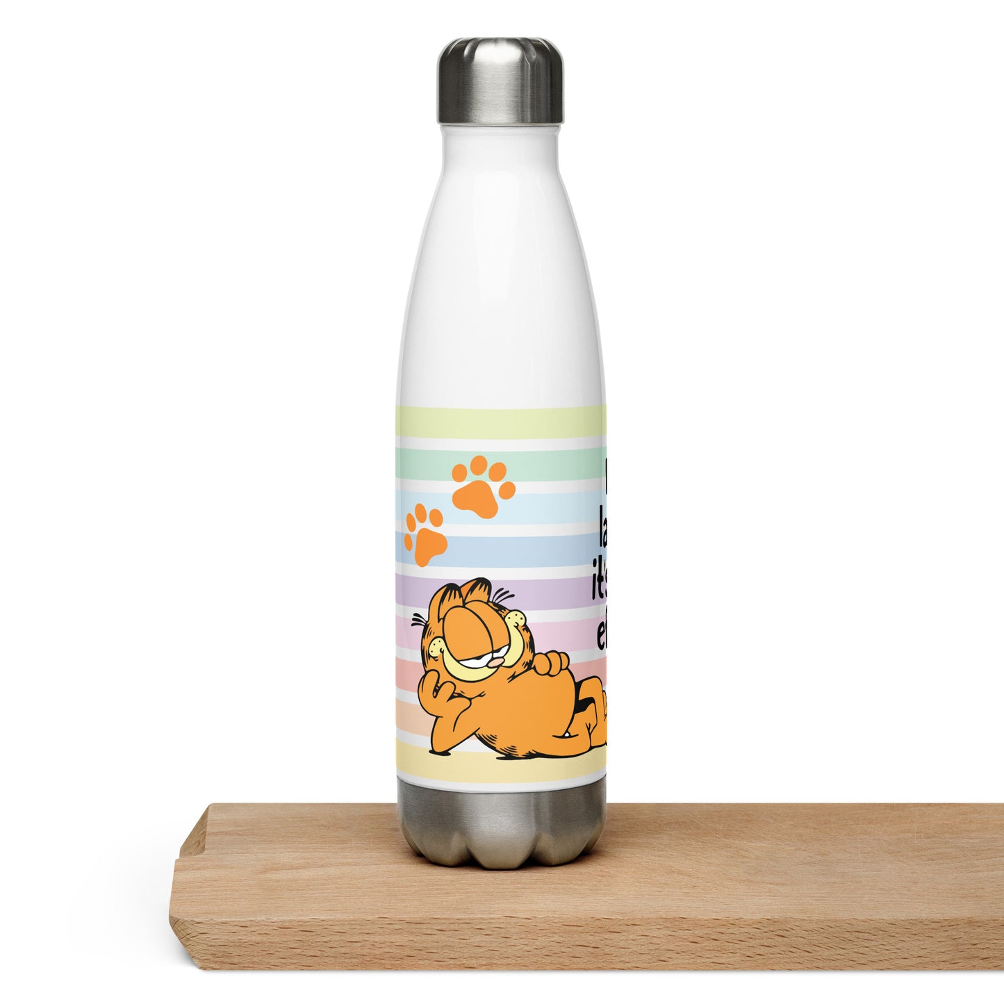 Lazy Garfield Stainless Steel Bottle