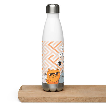 I love Cats Stainless Steel Bottle