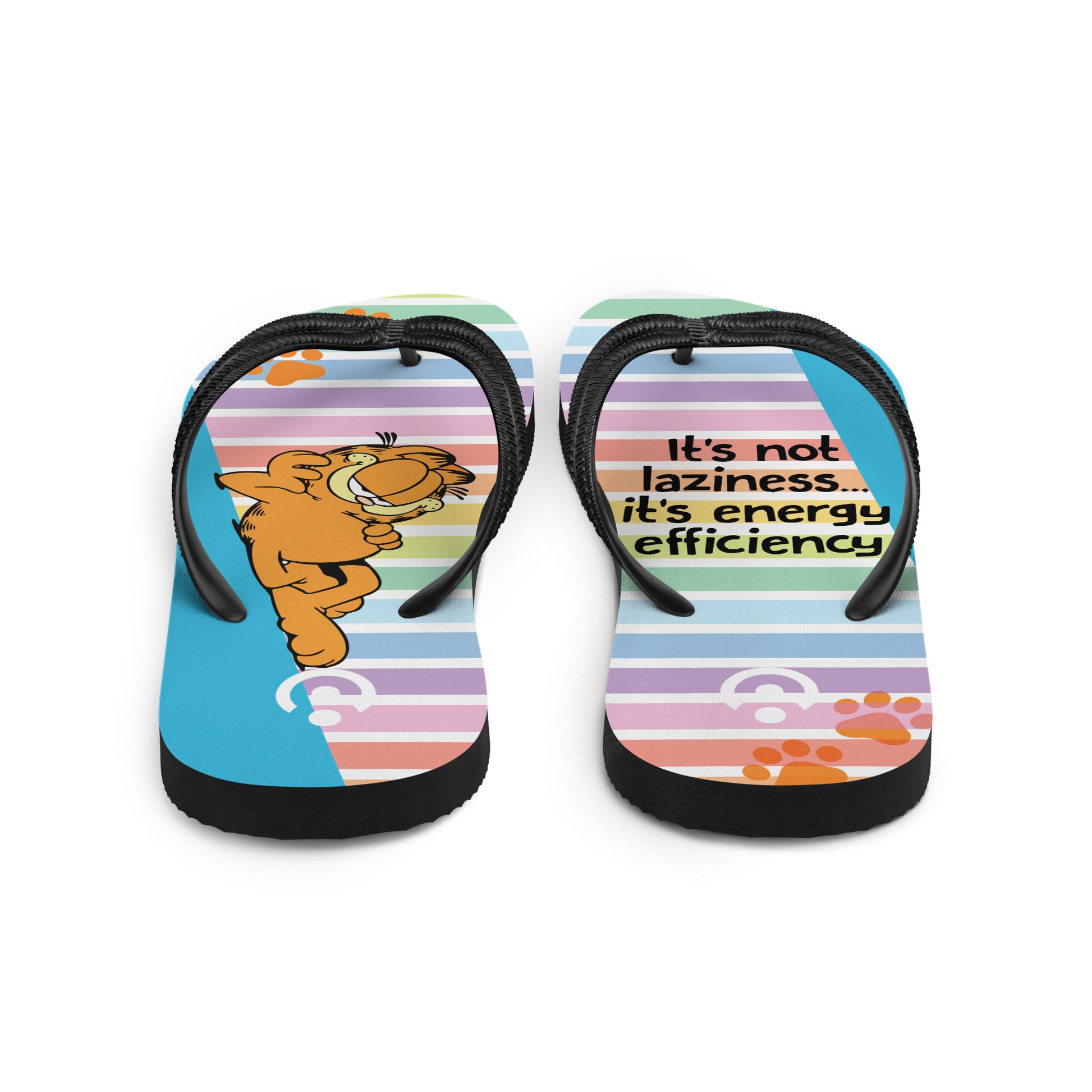 sublimation flip flops white left