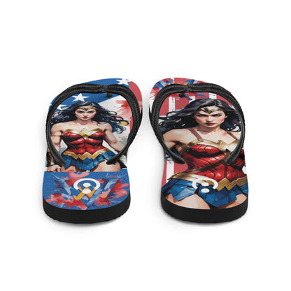 sublimation flip flops white