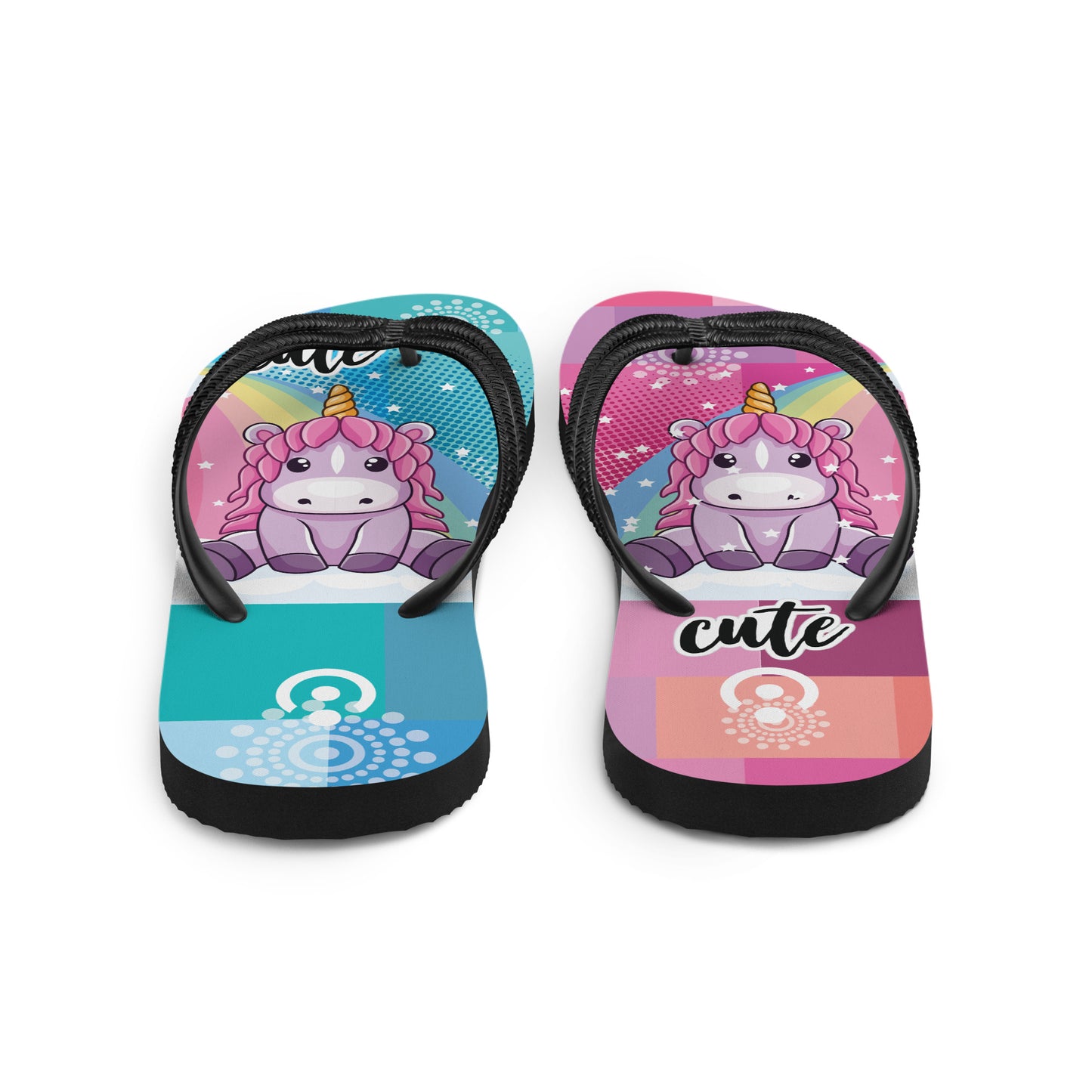 sublimation flip flops white