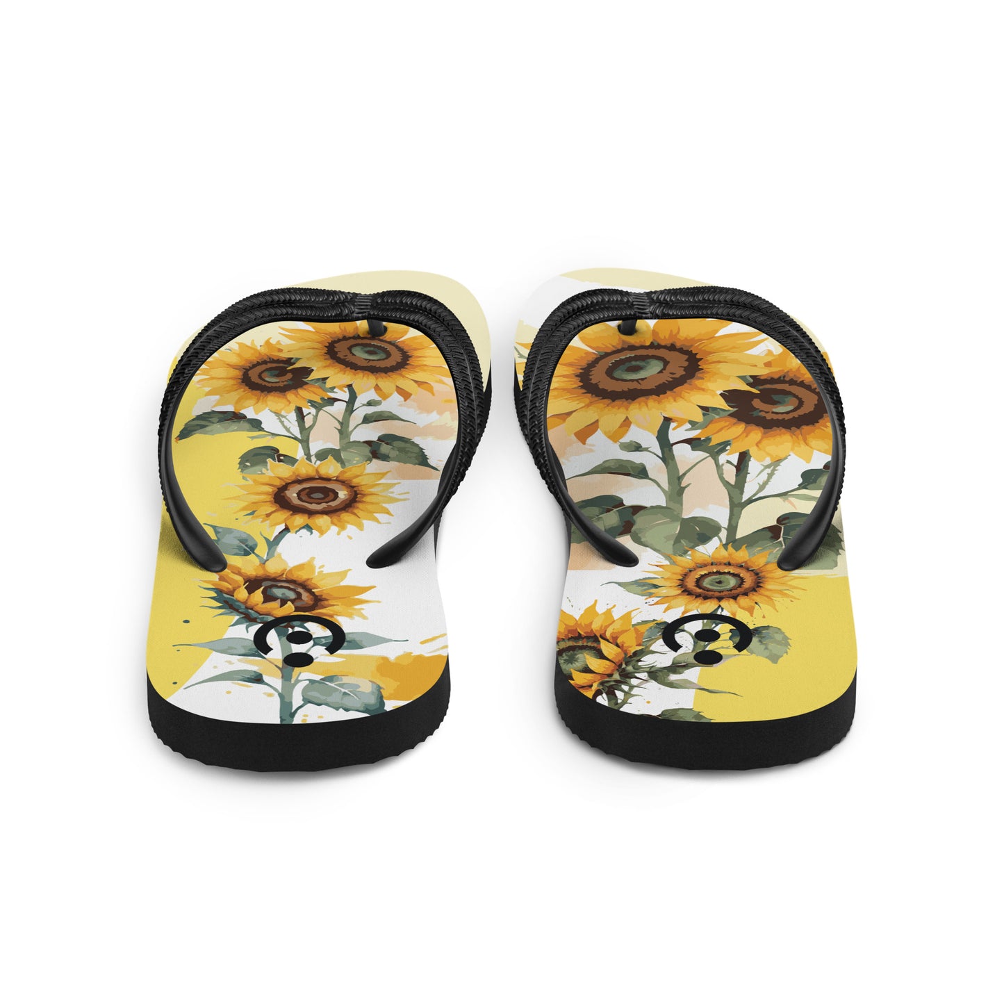 sublimation flip flops white back