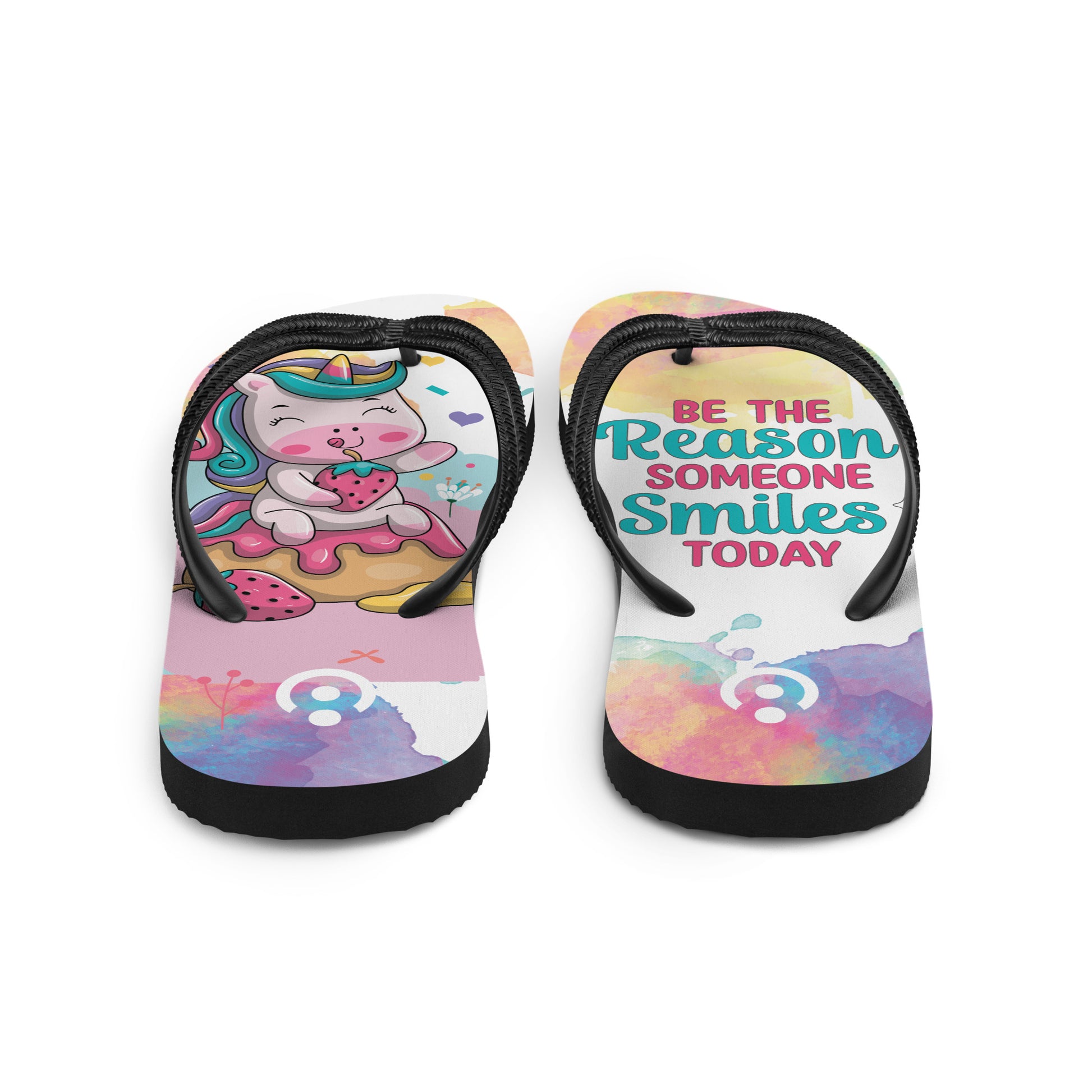 sublimation flip flops white