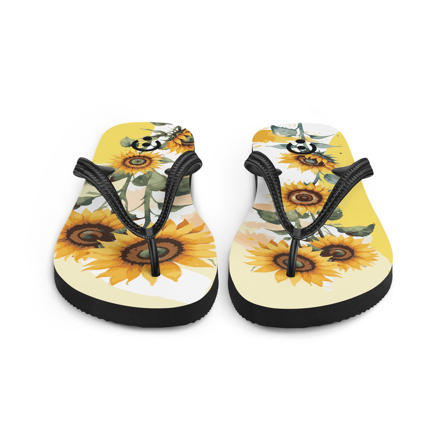 Sunflower Bloom Flip-Flops