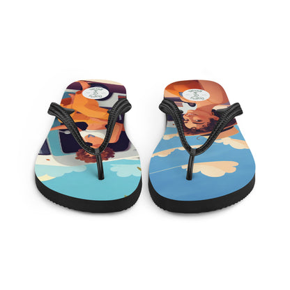 Travel Vibes Flip-Flops