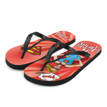 sublimation flip flops white