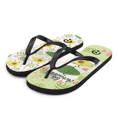 sublimation flip flops white left