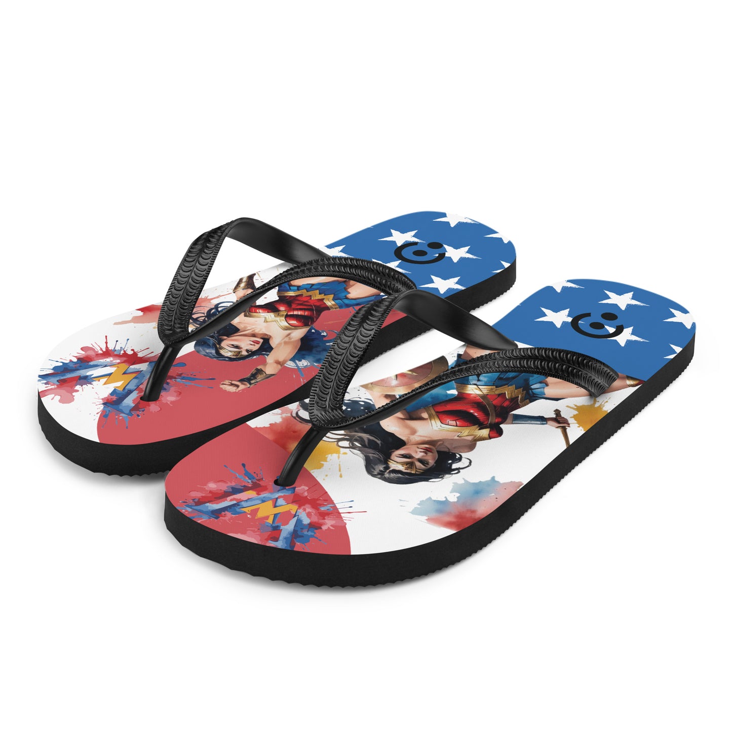 sublimation flip flops white