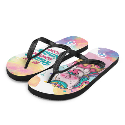 sublimation flip flops white