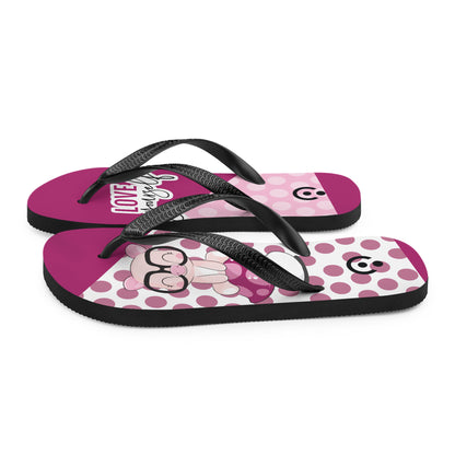 sublimation flip flops white 