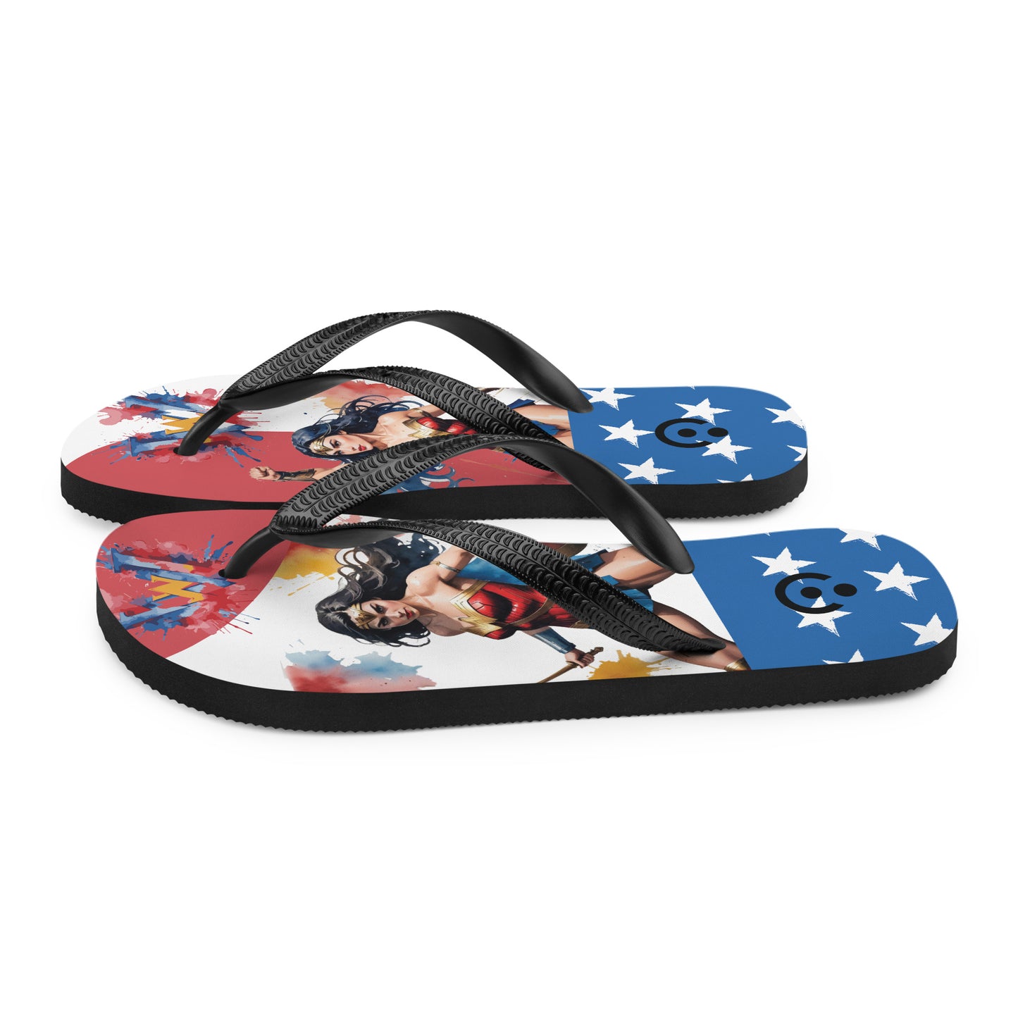 sublimation flip flops white