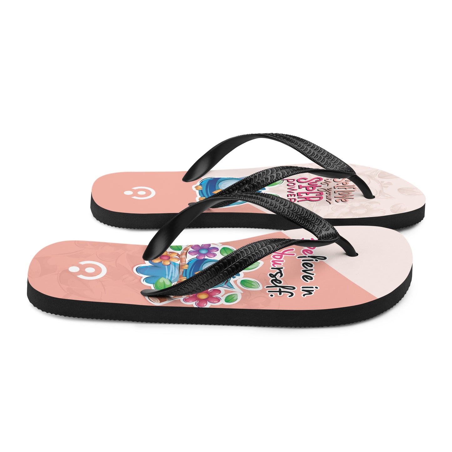 Believe in Yourself Owl Flip-Flops