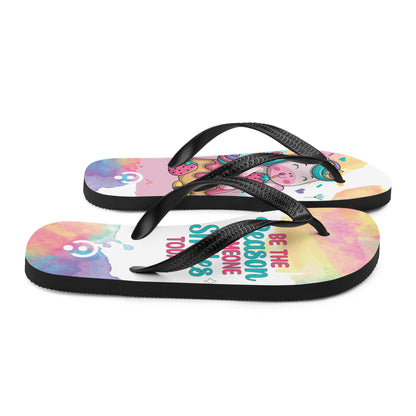 Unicorn Smiles Flip-Flops