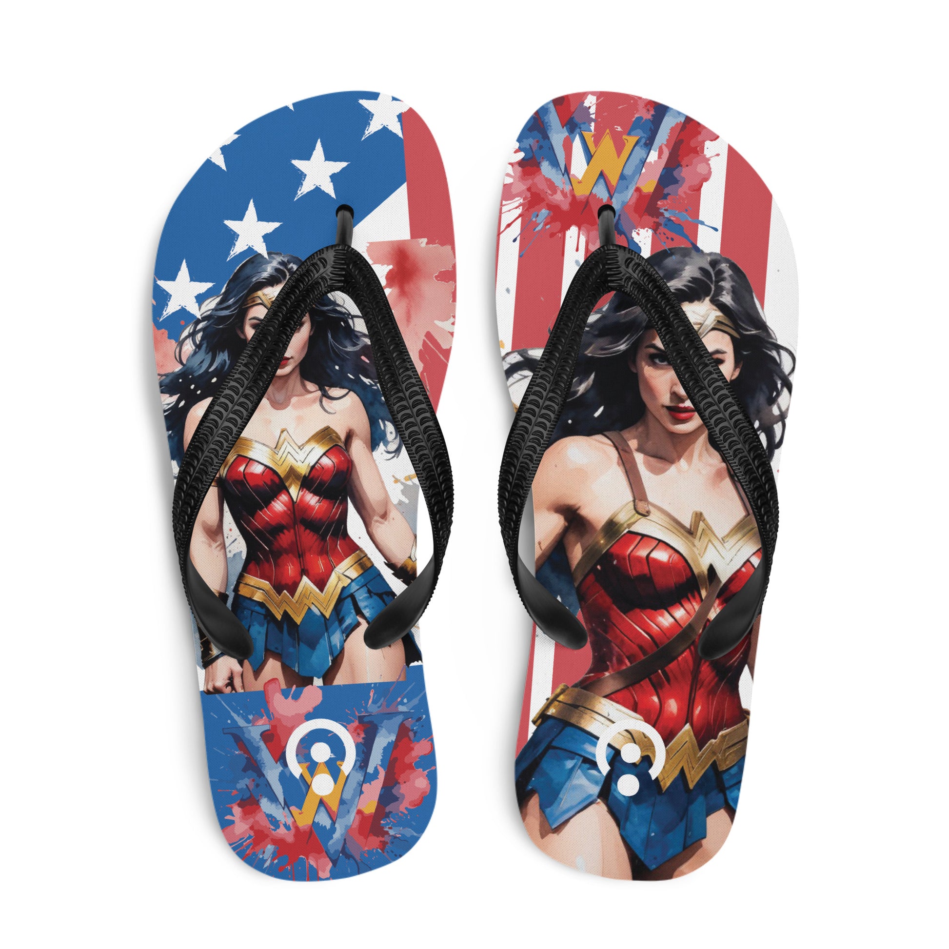 sublimation flip flops white