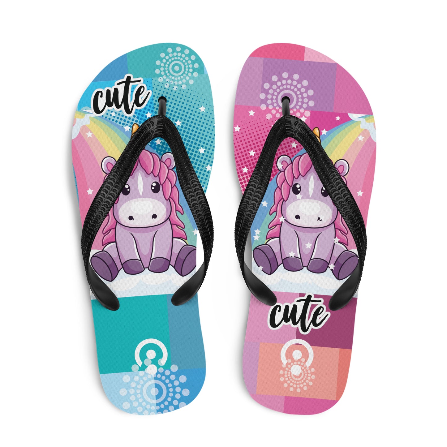 sublimation flip flops white