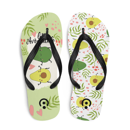 sublimation flip flops white left