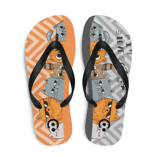 sublimation flip flops white left