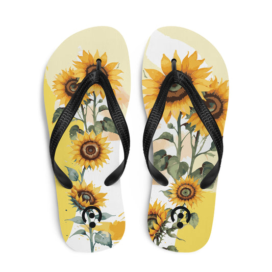 sublimation flip flops white back