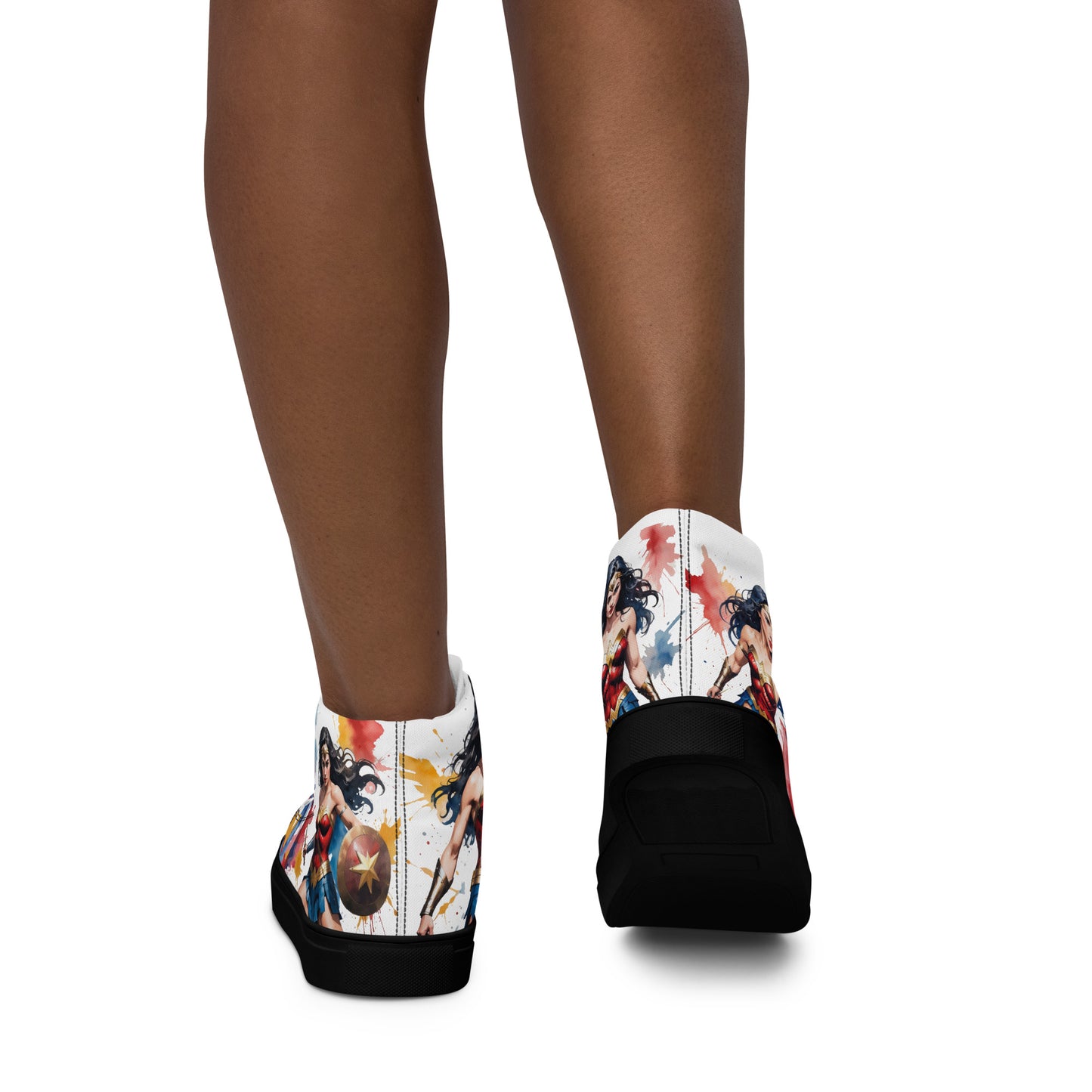 Wonder Woman Women's High Top Custom Sneakers