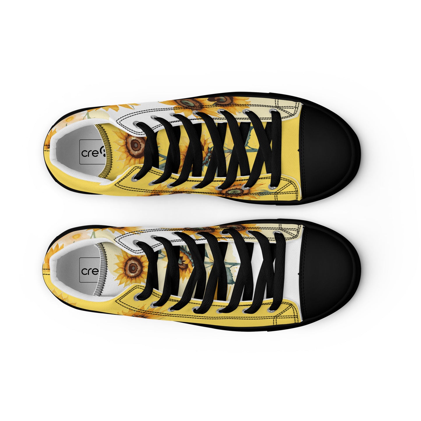 Sunflowers Women's High Top Custom Sneakers