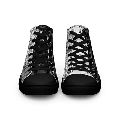 Music Lover Women's High Top Custom Sneakers