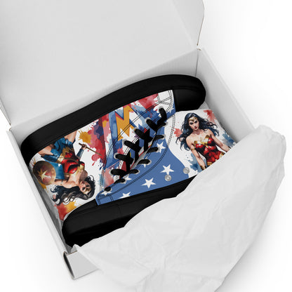 Wonder Woman Women's High Top Custom Sneakers