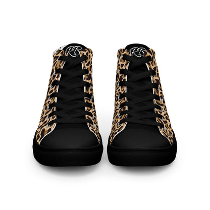 Animal Pattern Customised Business Women's High Top Custom Sneakers