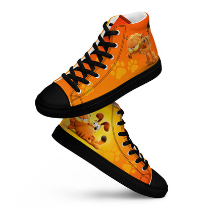 Garfield I hate Mondays Women's High Top Custom Sneakers