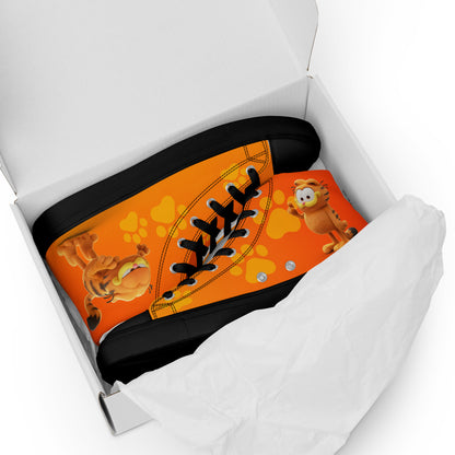 Garfield I hate Mondays Women's High Top Custom Sneakers