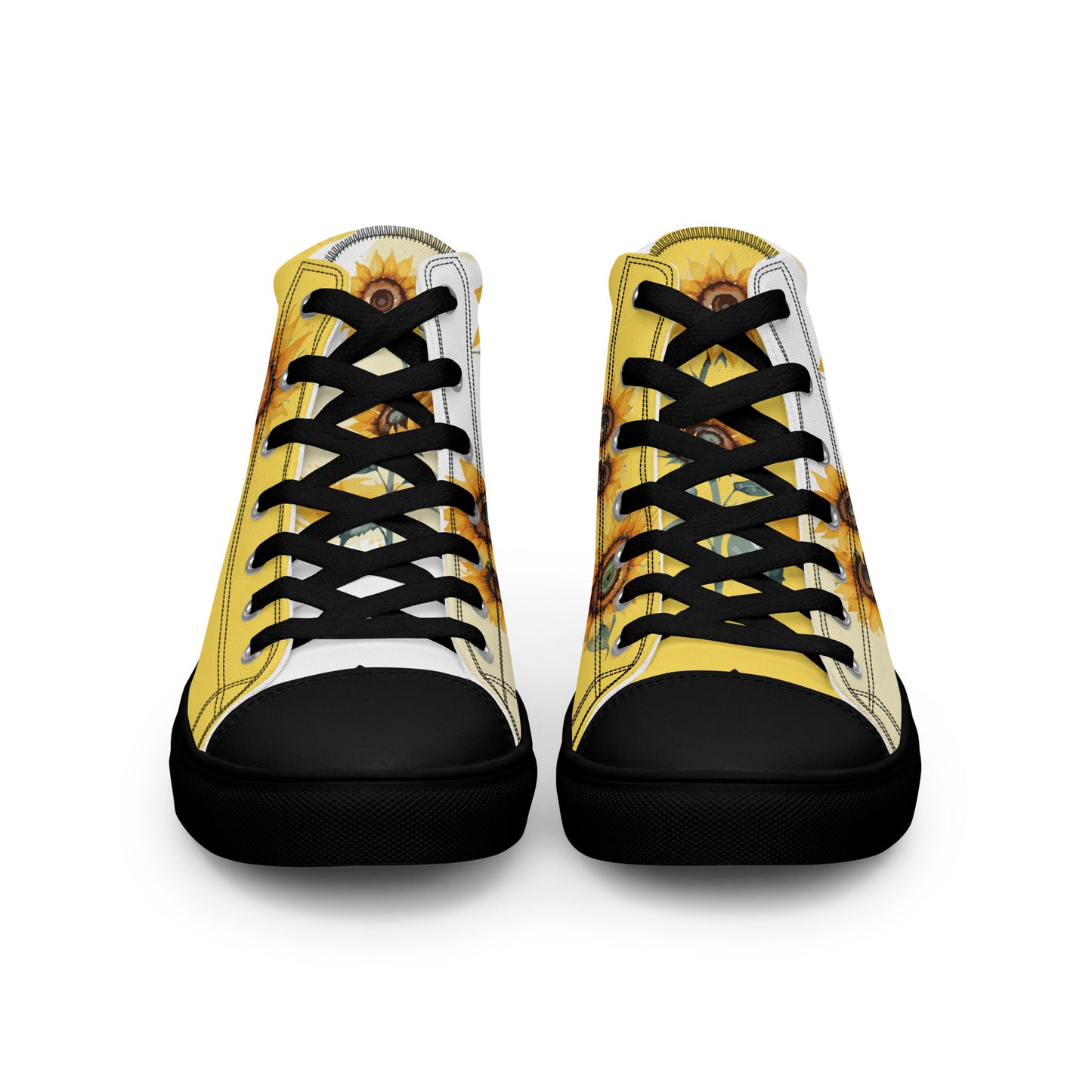 Sunflowers Women's High Top Custom Sneakers