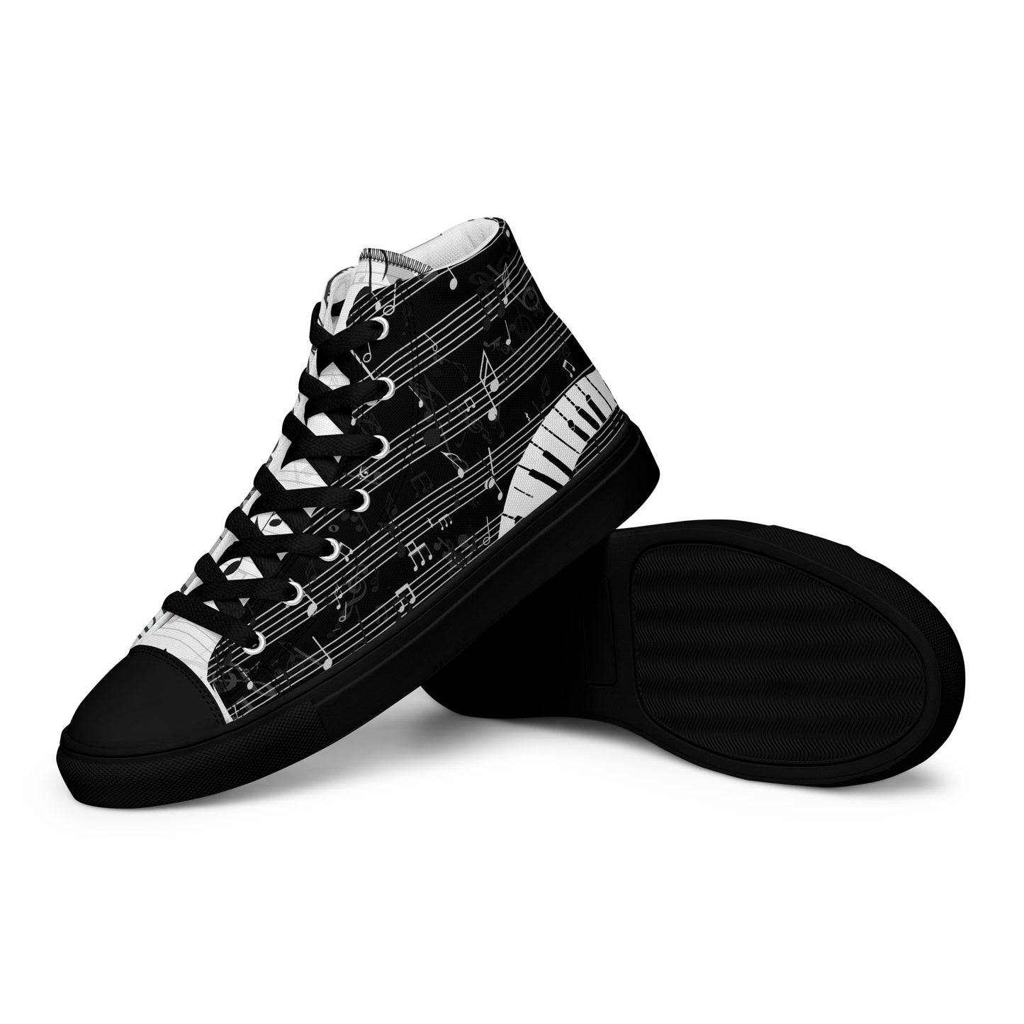 Music Lover Women's High Top Custom Sneakers