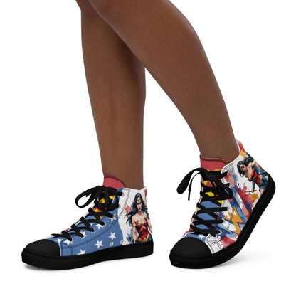 Wonder Woman Women's High Top Custom Sneakers