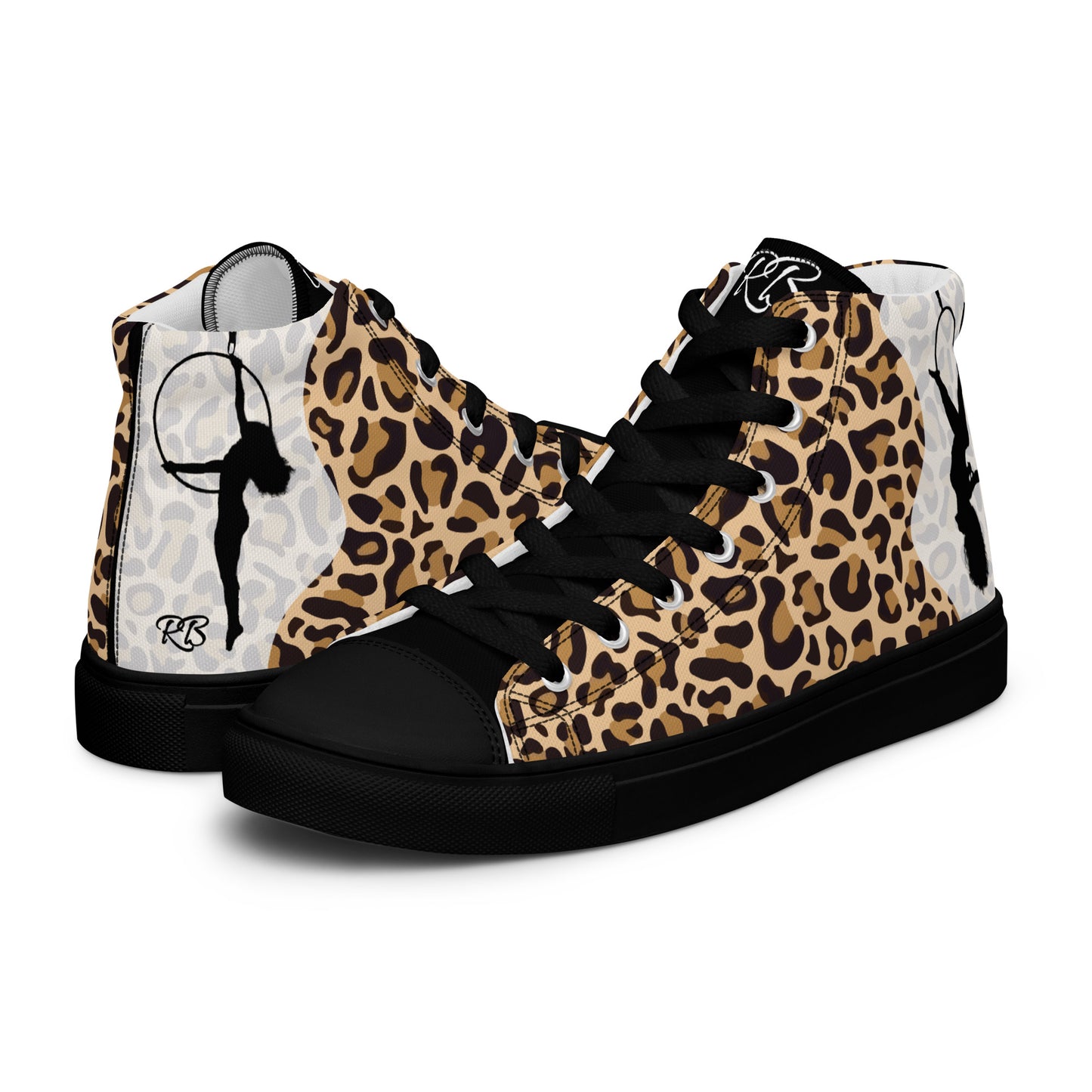 Animal Pattern Customised Business Women's High Top Custom Sneakers