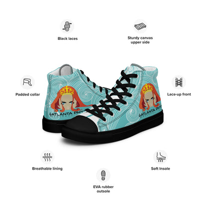 Atlanta Physique Customised Business Women's High Top Custom Sneakers