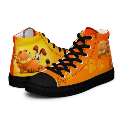 Garfield I hate Mondays Women's High Top Custom Sneakers