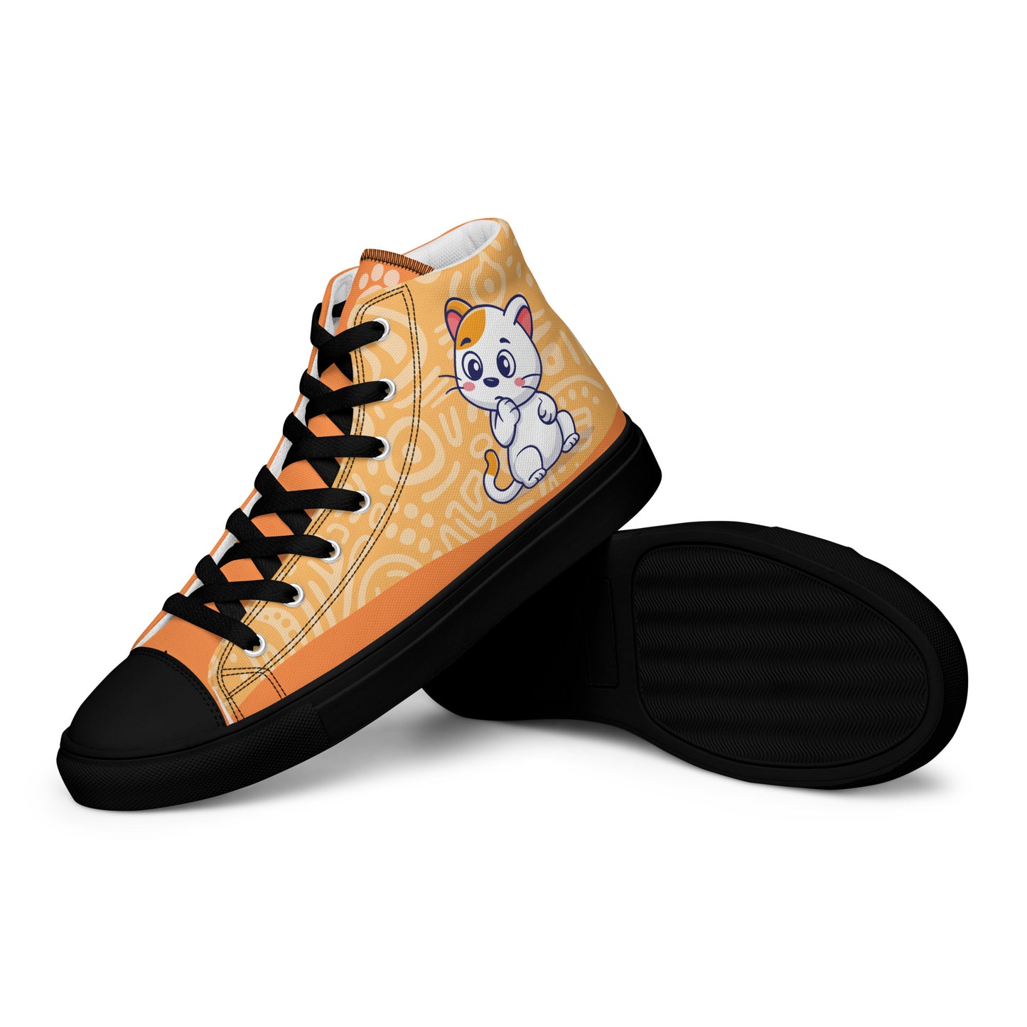 Cute Cat Women's High Top Custom Sneakers