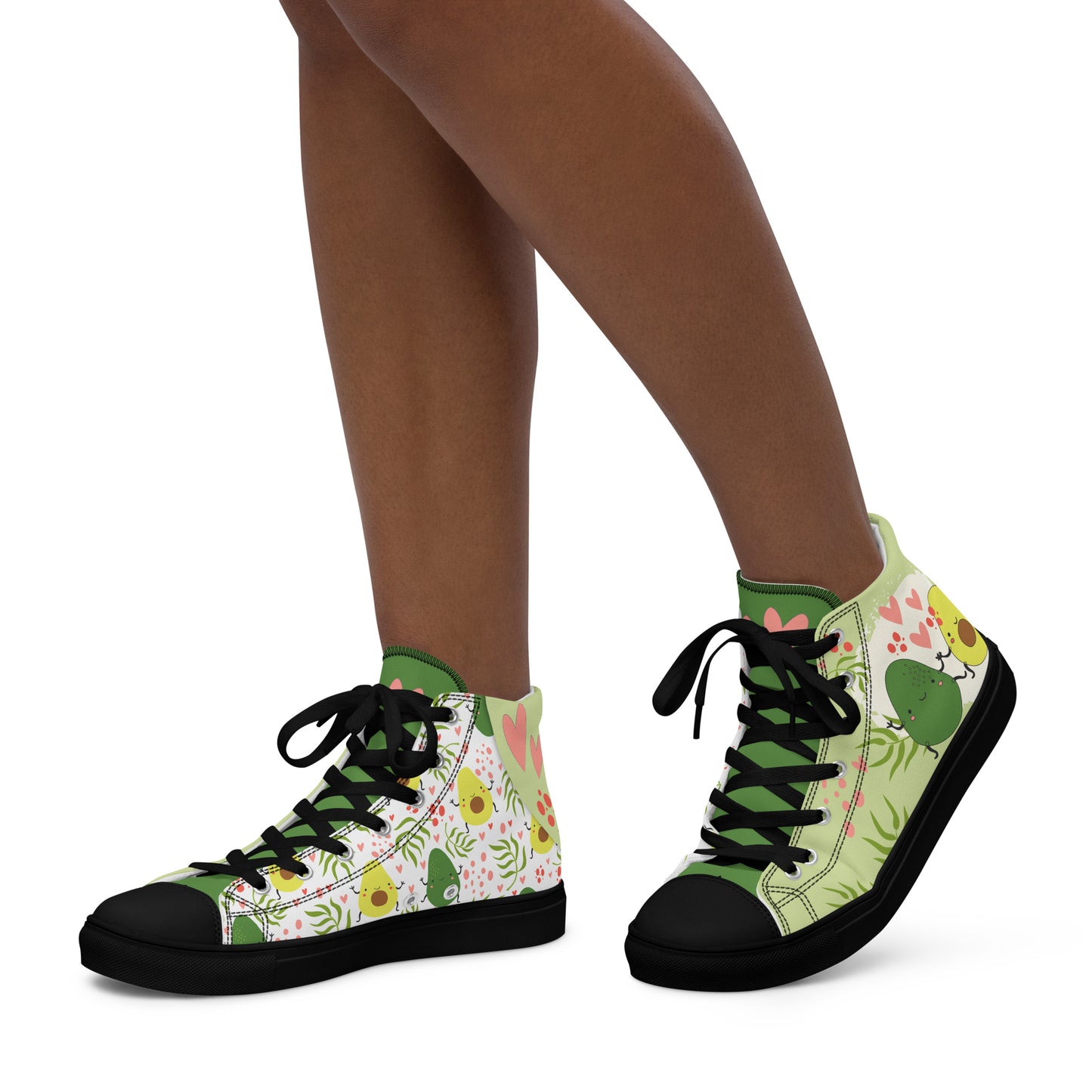 Avocuddles Women's High Top Custom Sneakers