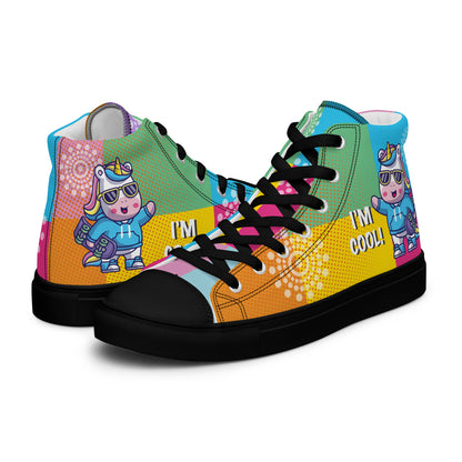 I am cool Woman's High Top Custom Sneakers