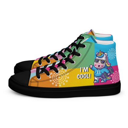 I am cool Woman's High Top Custom Sneakers