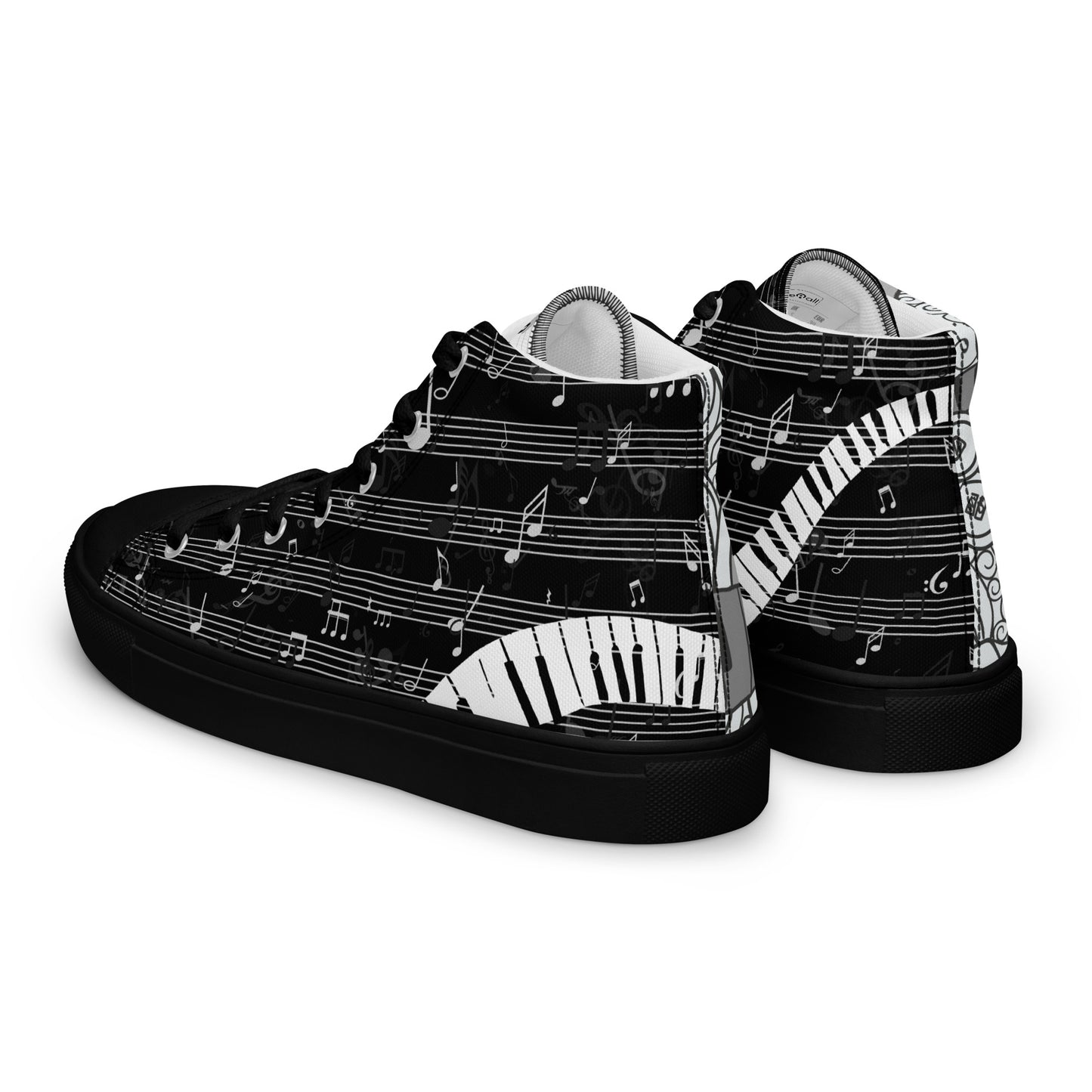 Music Lover Women's High Top Custom Sneakers