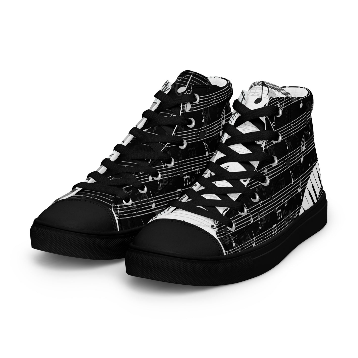 Music Lover Women's High Top Custom Sneakers