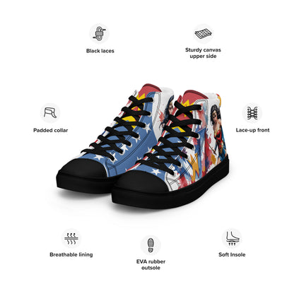 Wonder Woman Women's High Top Custom Sneakers