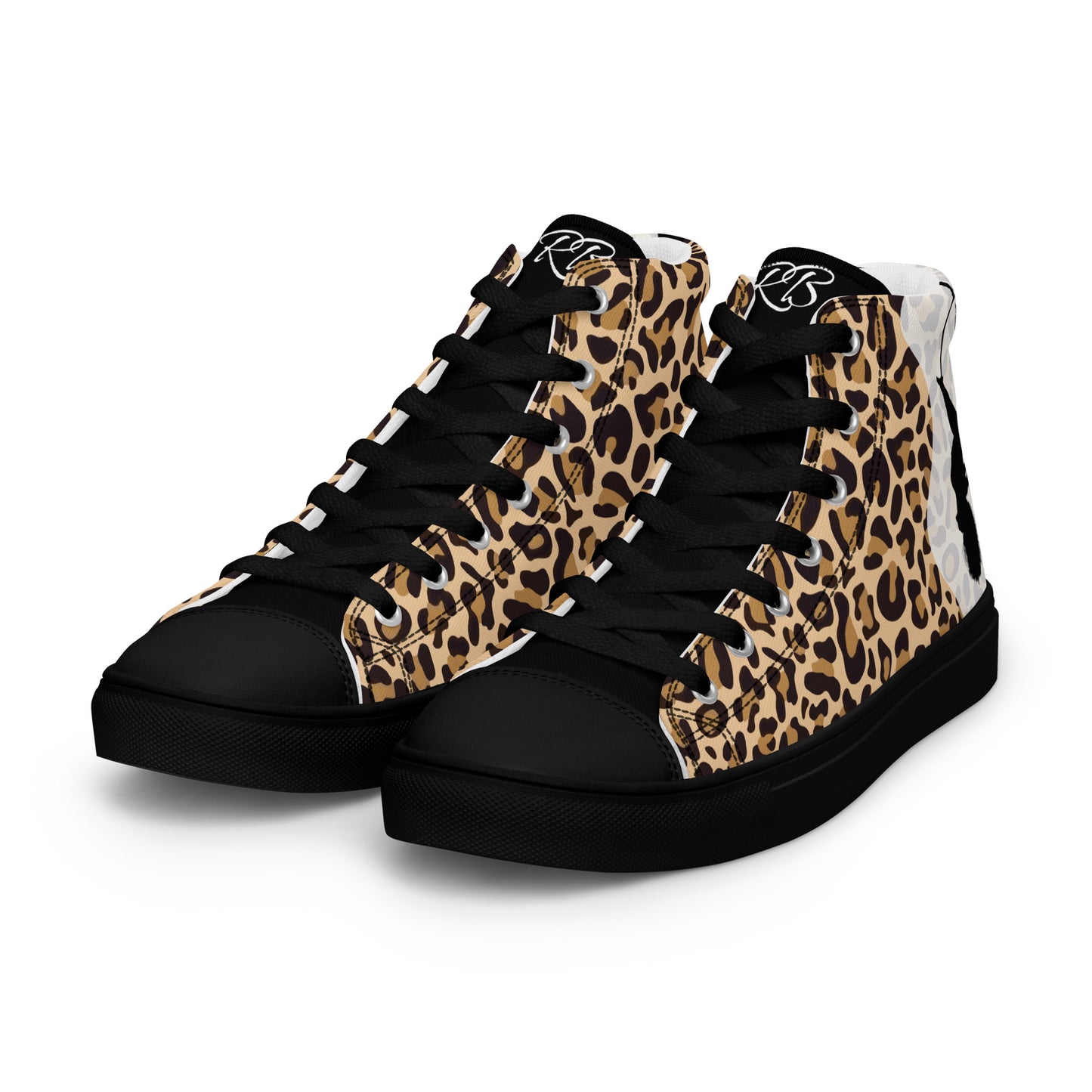 Animal Pattern Customised Business Women's High Top Custom Sneakers